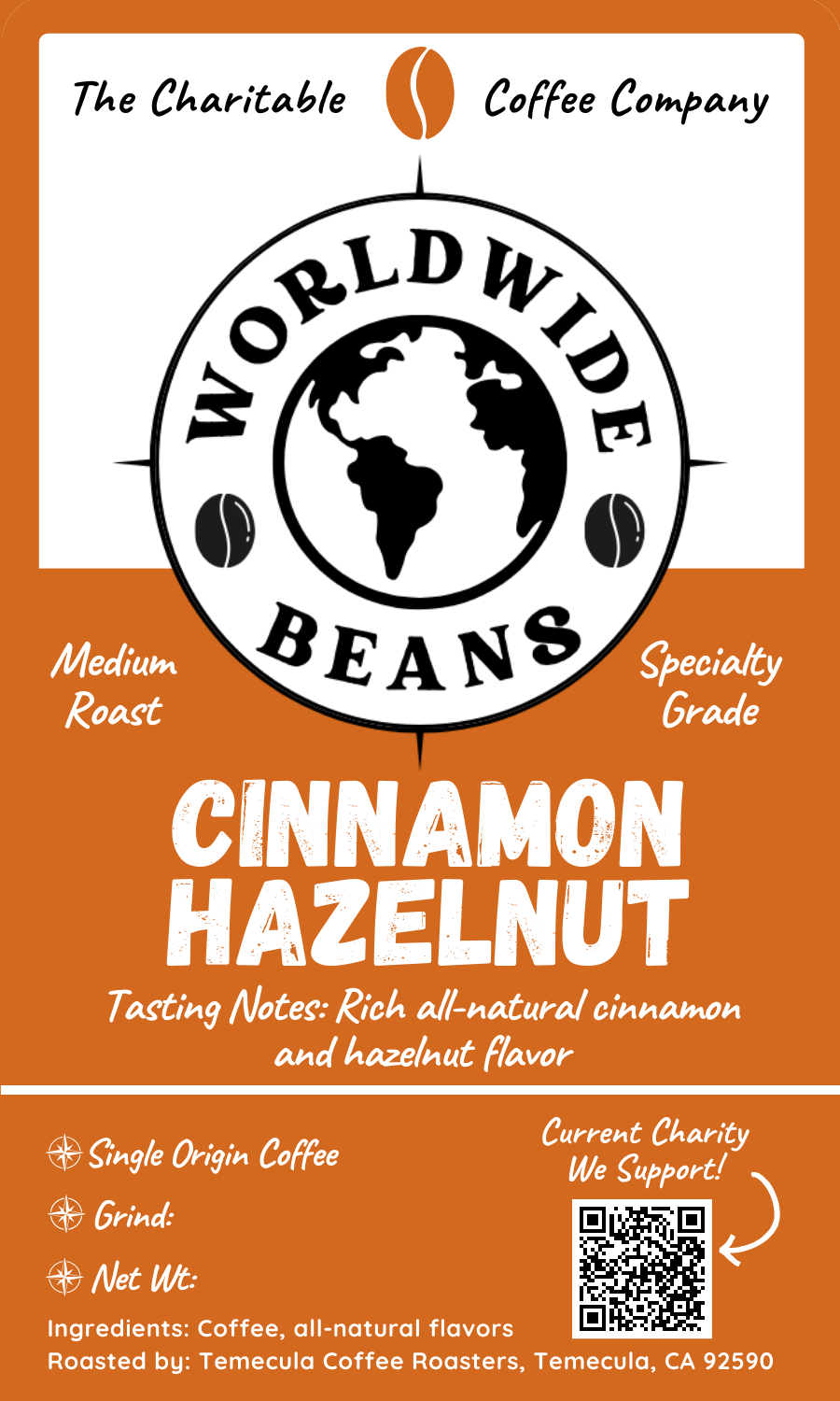 Cinnamon Hazelnut Flavored Coffee