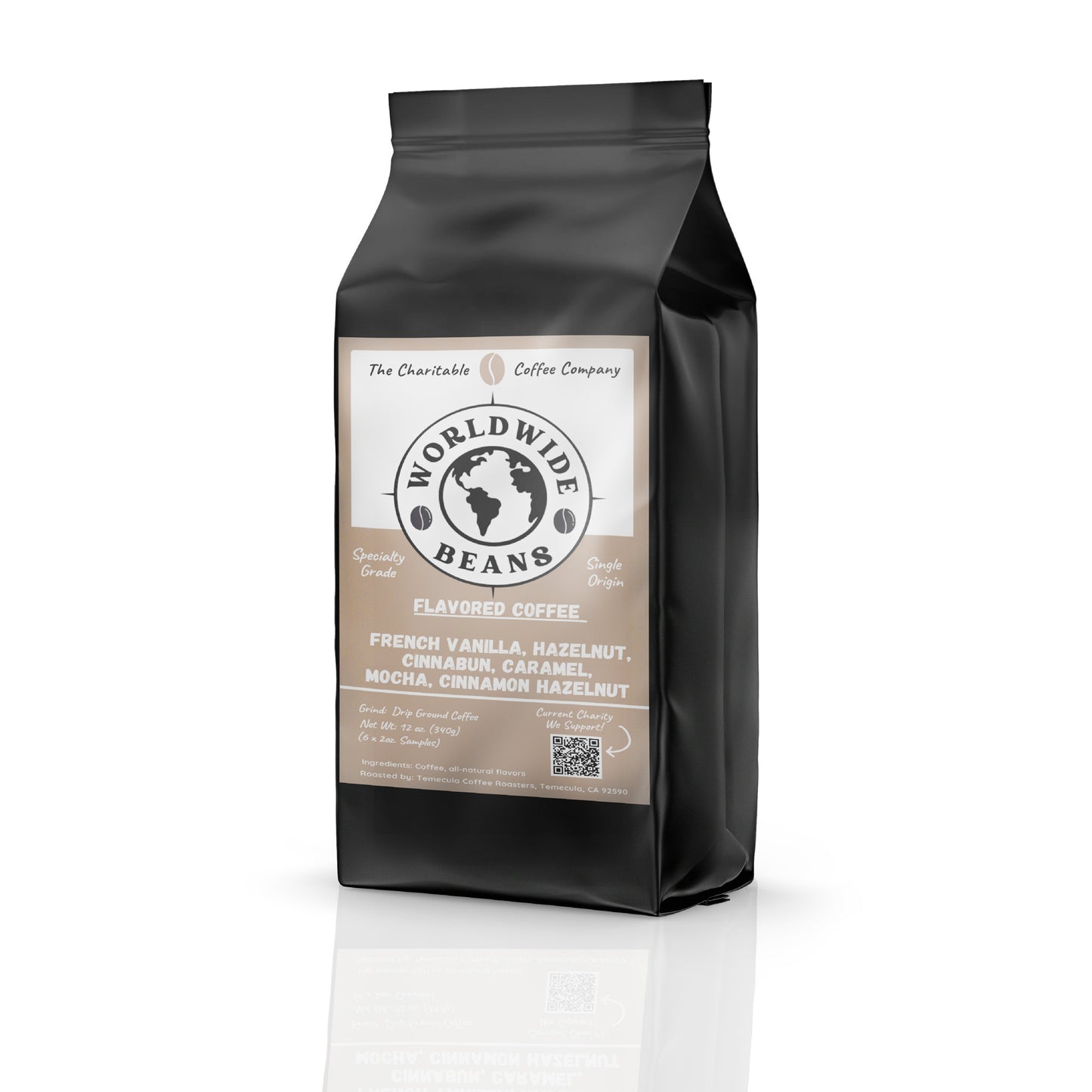 Flavored Coffee Sampler Pack - (6) 2 oz. units